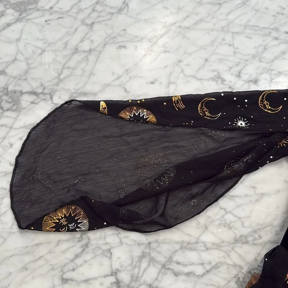 Kids Gold Dust Celestial Witch Costume Sz Youth Medium 8/10